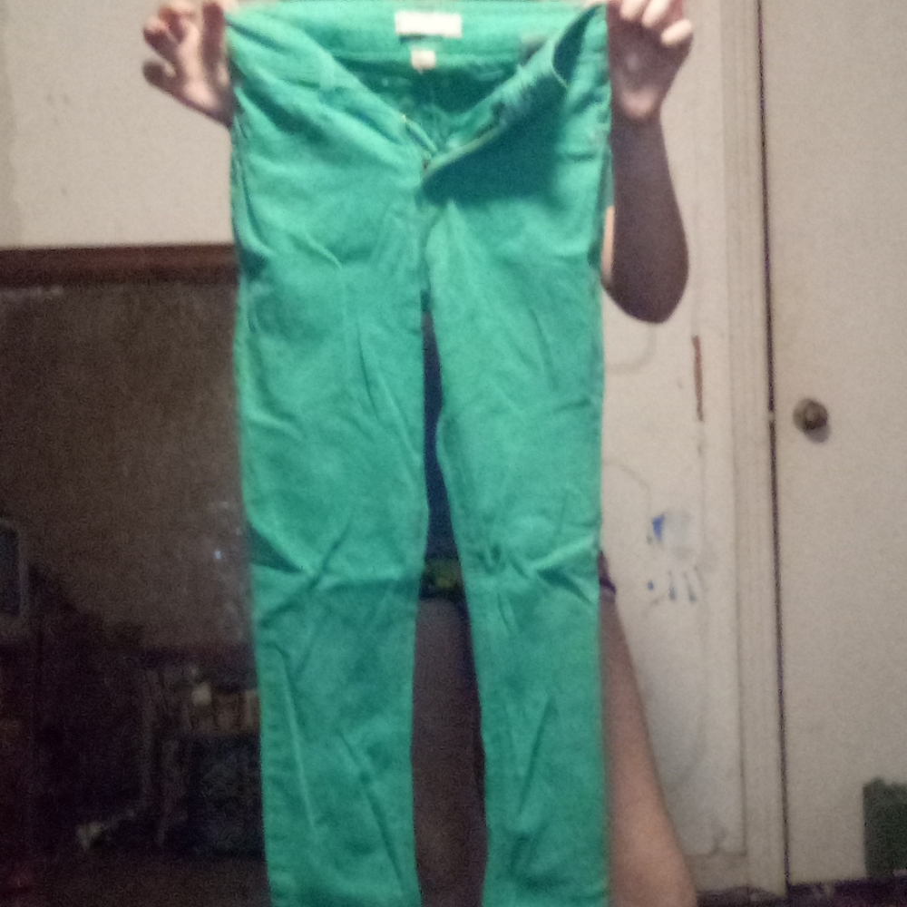 Green jeans